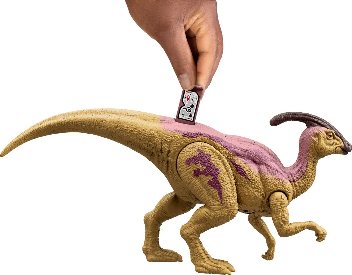 Mattel Jurassic World Parasaurolophus Actiefiguur HTK75 - Bruin