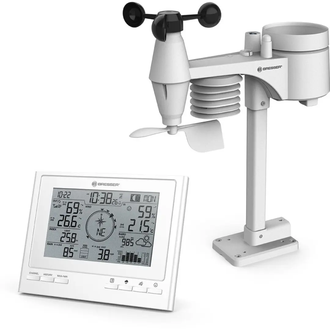 Bresser ClimateScout Weerstation 7-in-1 - Zwart