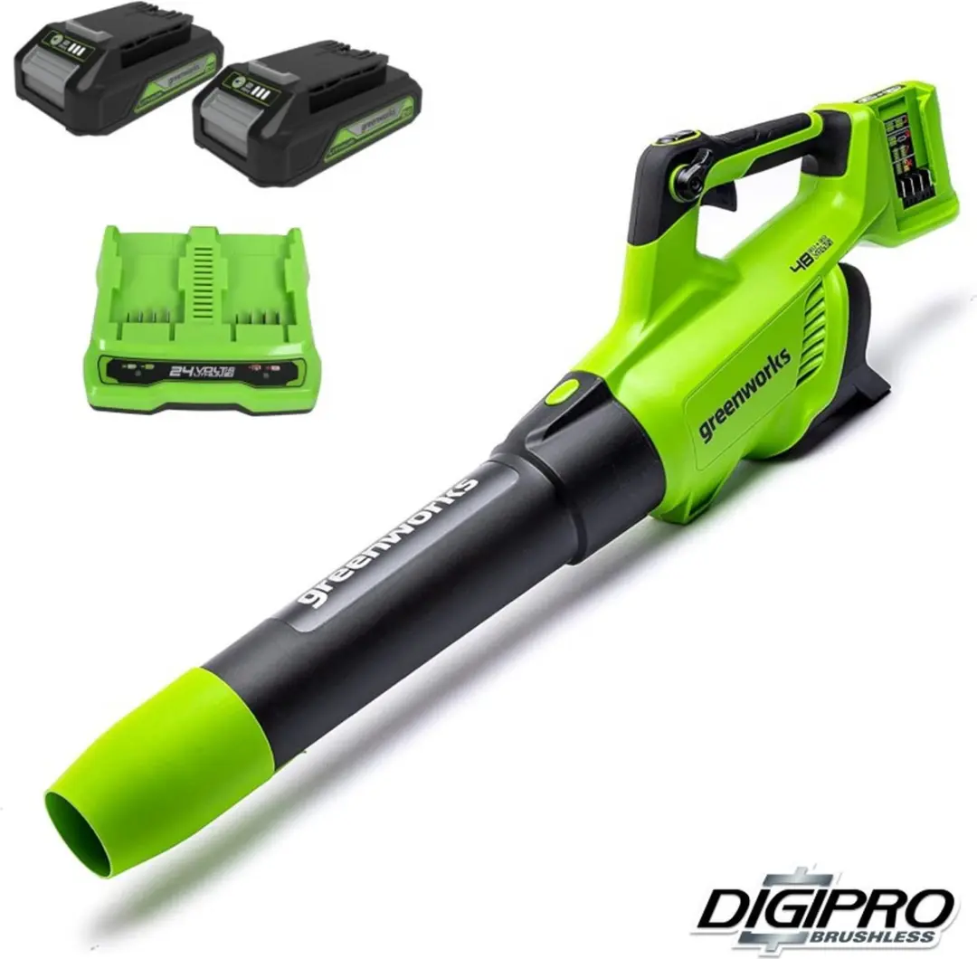 Greenworks 48V Accu Bladblazer - 1152W - 217 km/h - 2x 2000mAh
