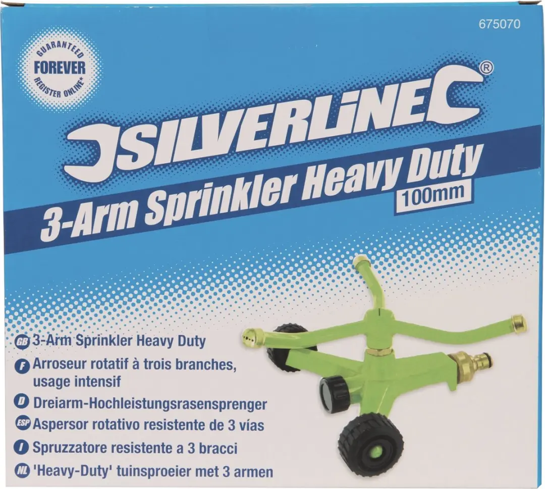Silverline Tuinsproeier 3-Armen Ø100mm