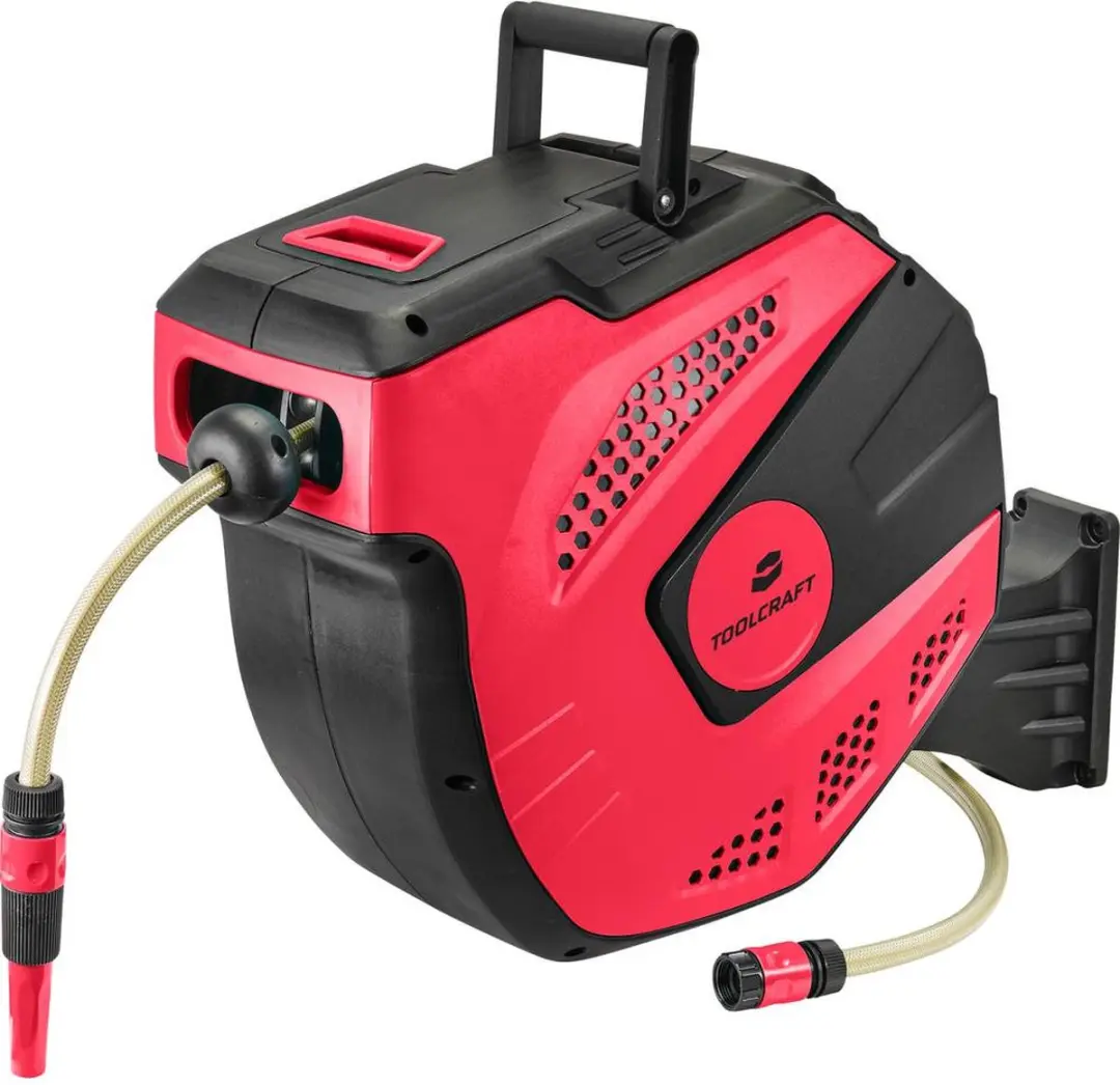TOOLCRAFT TO-7394535 Tuinslangwandhouder 20m
