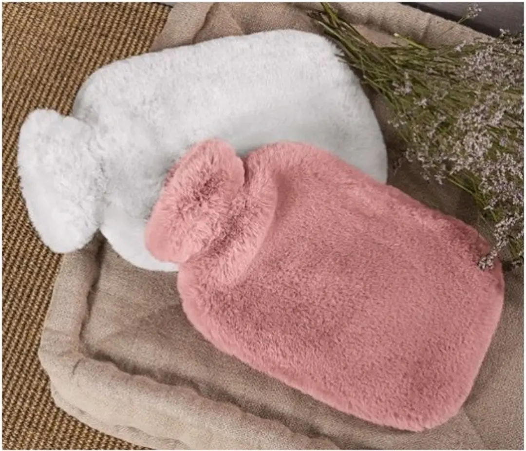 Fashy Warmwaterkruik Fluffy Grijs