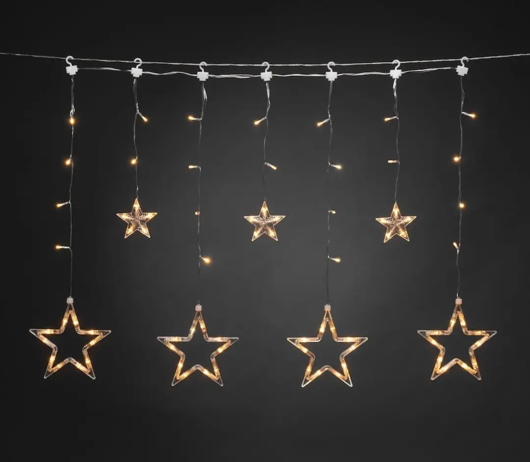Konstsmide Lichtgordijn Kerstverlichting 77 LEDs
