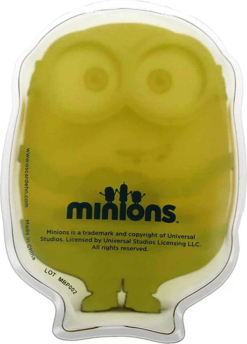 Minions Herbruikbaar Coldpack - Blauw/Geel/Grijs/Zwart