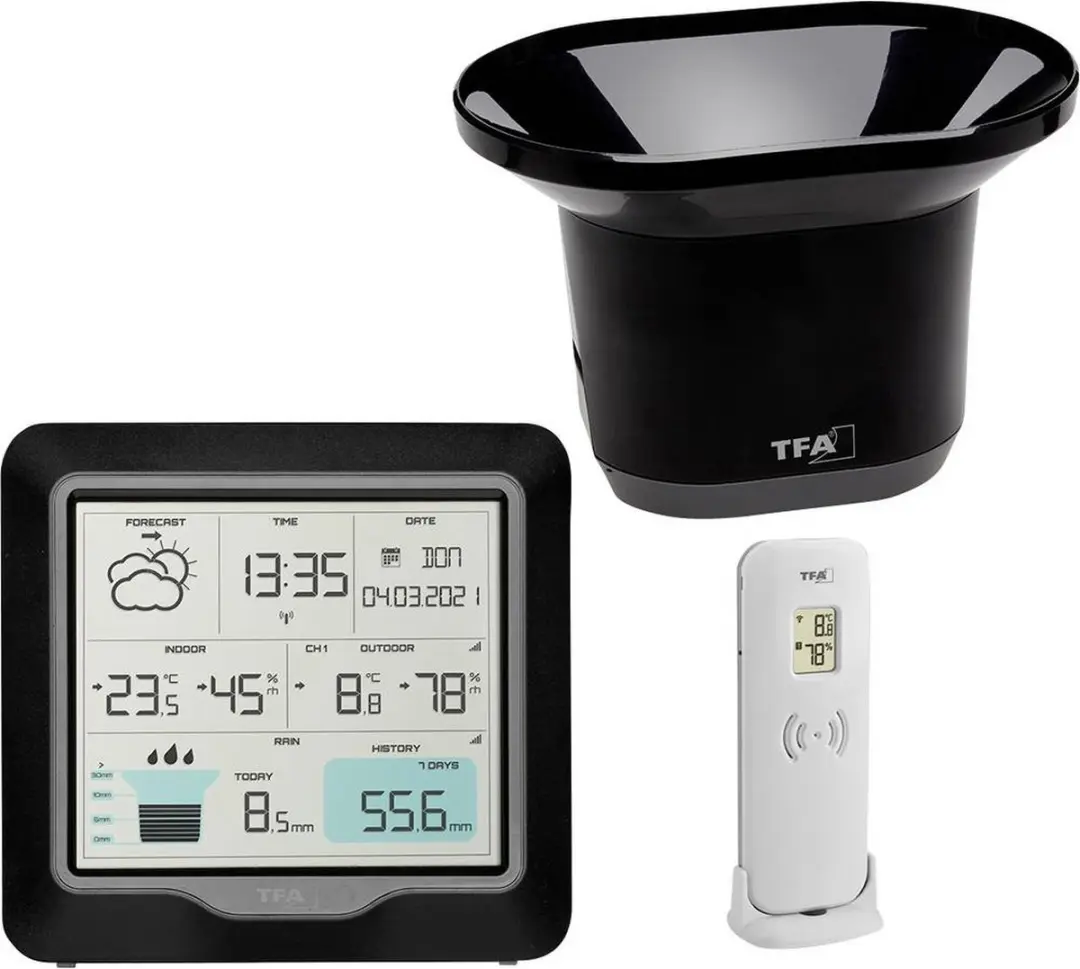 TFA Dostmann RAIN PRO 35.1160.01 Draadloos Weerstation