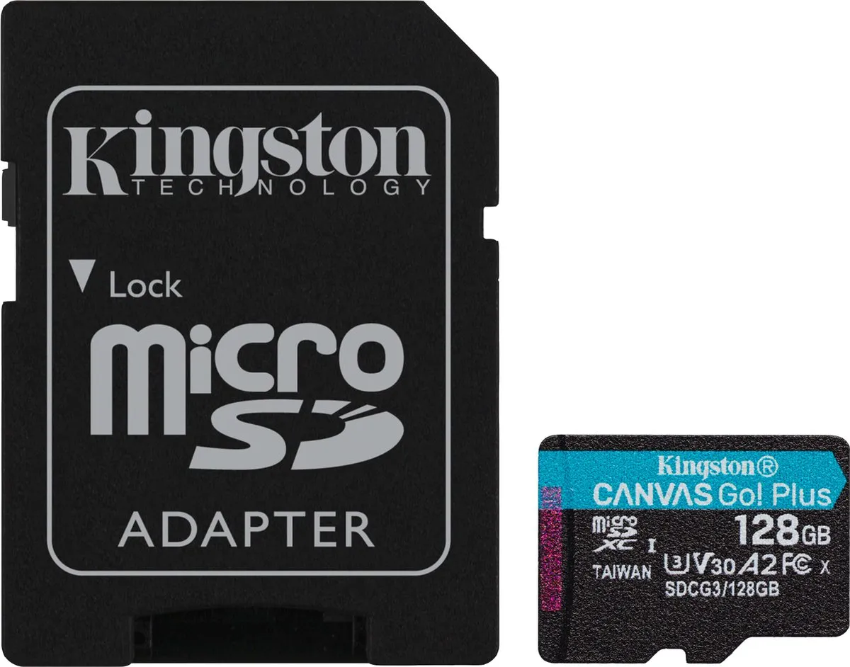 Kingston SDCG3/128GB Micro SD Kaart - 128GB