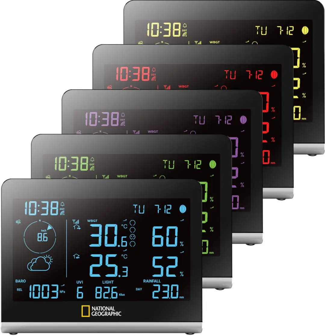 National Geographic Weerstation 8-in-1 Sensor - Zwart - afbeelding 6 van 6