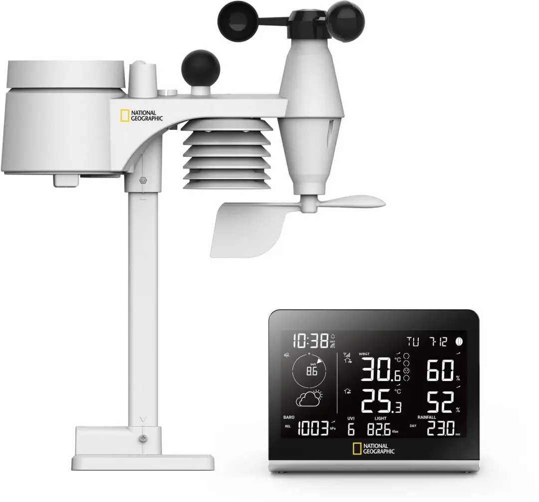 National Geographic Weerstation 8-in-1 Sensor - Zwart