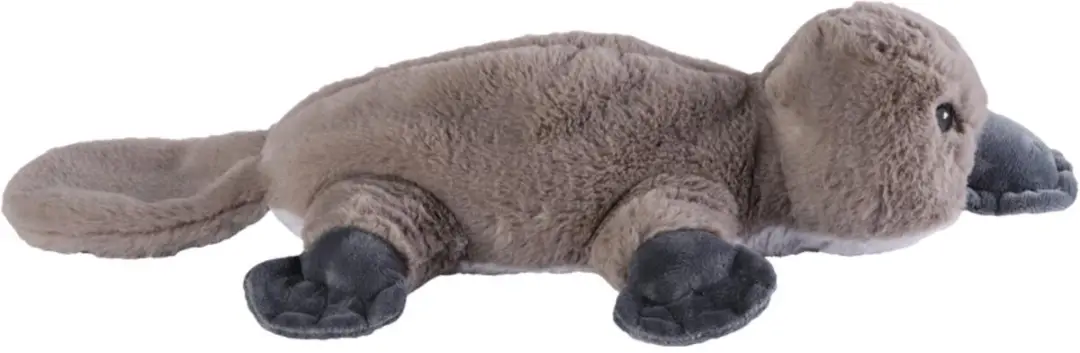 Warmies Knuffel Vogelbekdier 40cm - Grijs