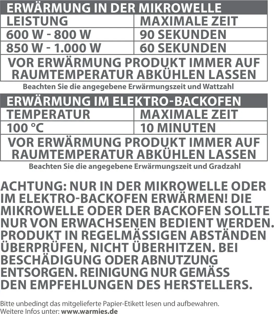 Warmies Warmtegordel - Gemeleerd
