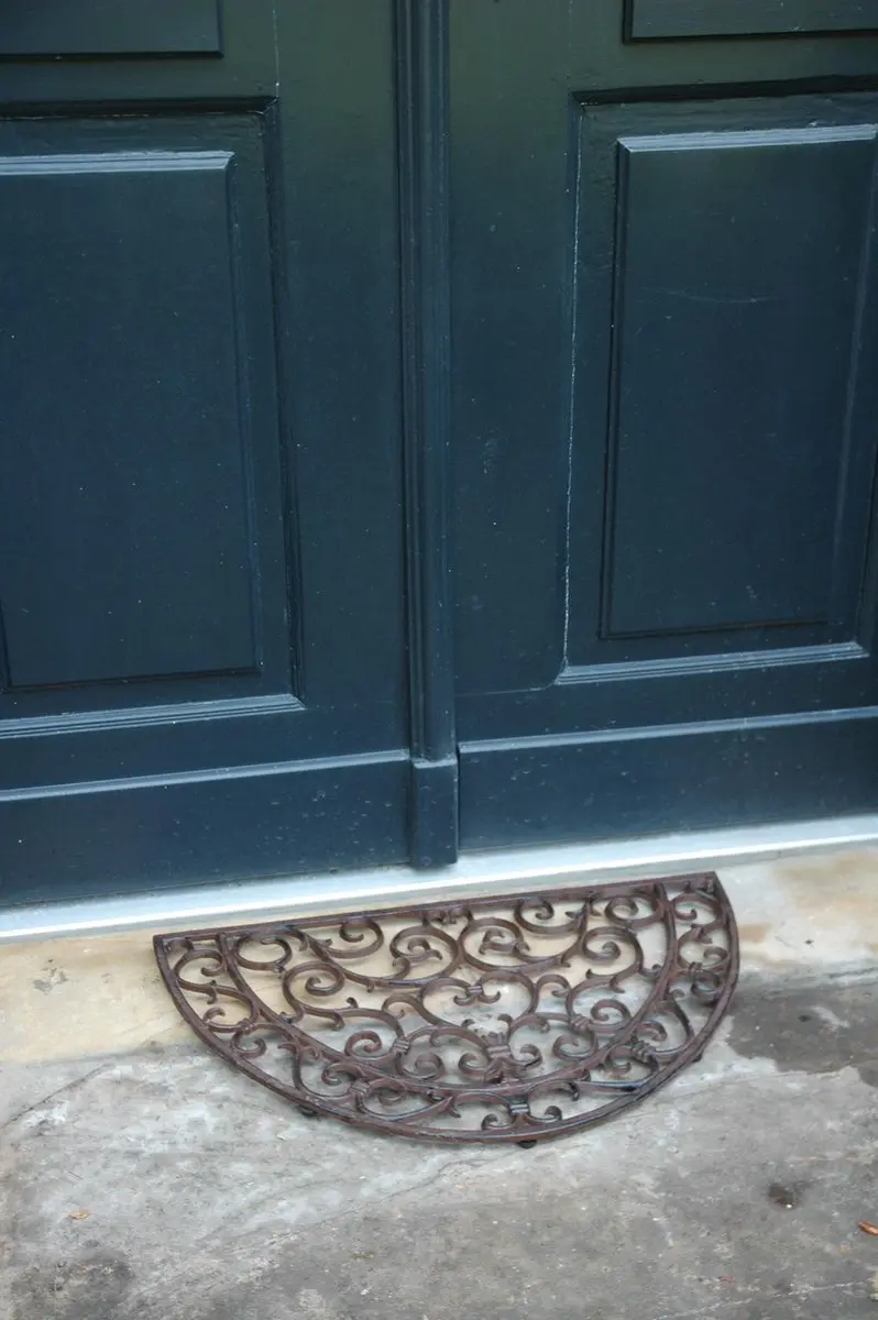 Esschert Design Deurmat Halfrond Gietijzer 67x40cm - Bruin
