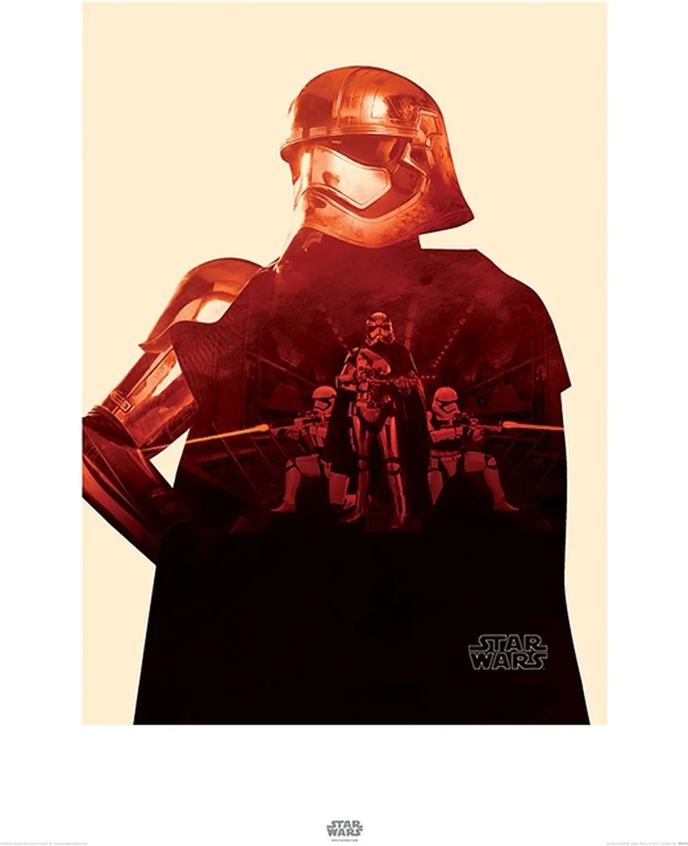 Star Wars Episode VII Captain Phasma Triptiek Poster 60x80cm