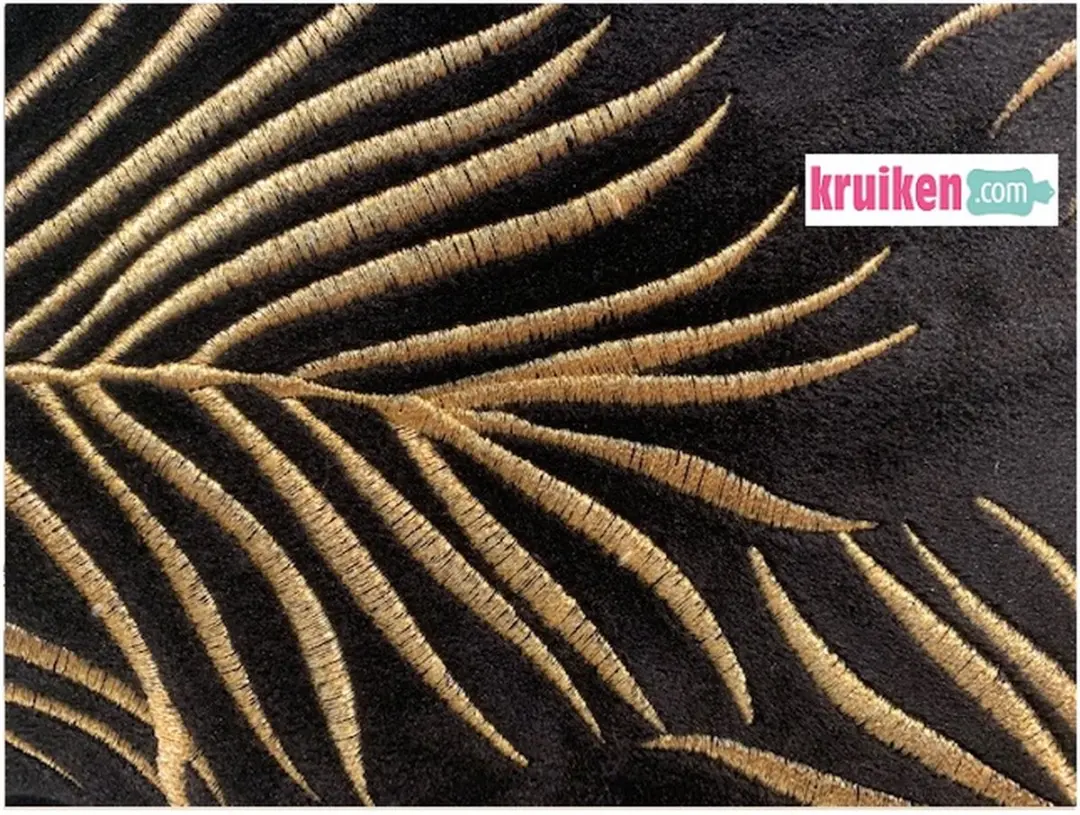 Fashy Palmblad Warmtekruik 2L - Zwart/Goud