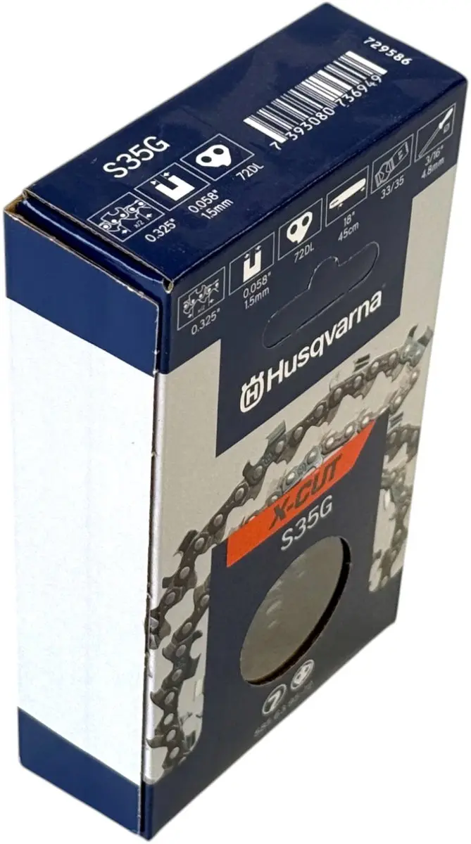 Husqvarna X-CUT Zaagketting Semi-Dluto 72 Schakels 1.5mm