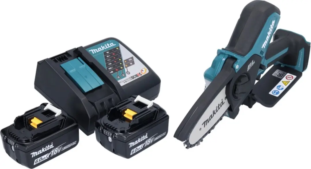 Makita DUC101RG Accu Takkenschaar 18V 10cm - 2x 6,0Ah + Oplader