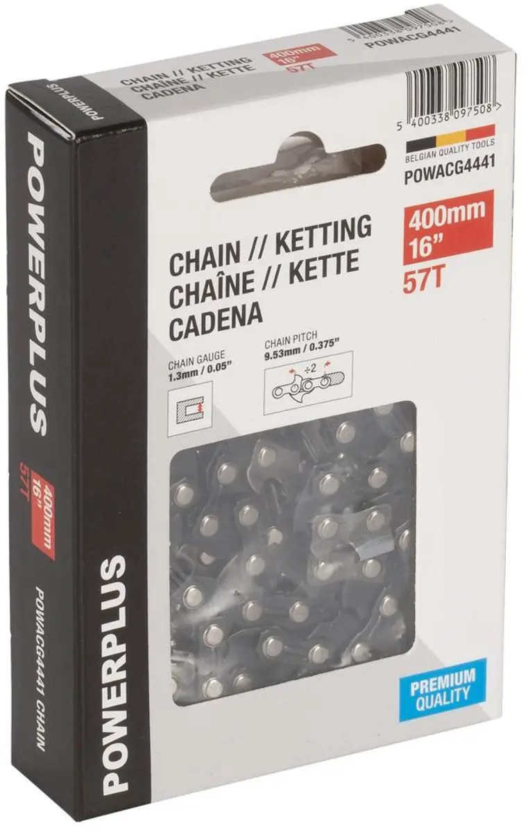 Powerplus POWACG4441 Ketting 16" - 57T - afbeelding 6 van 6