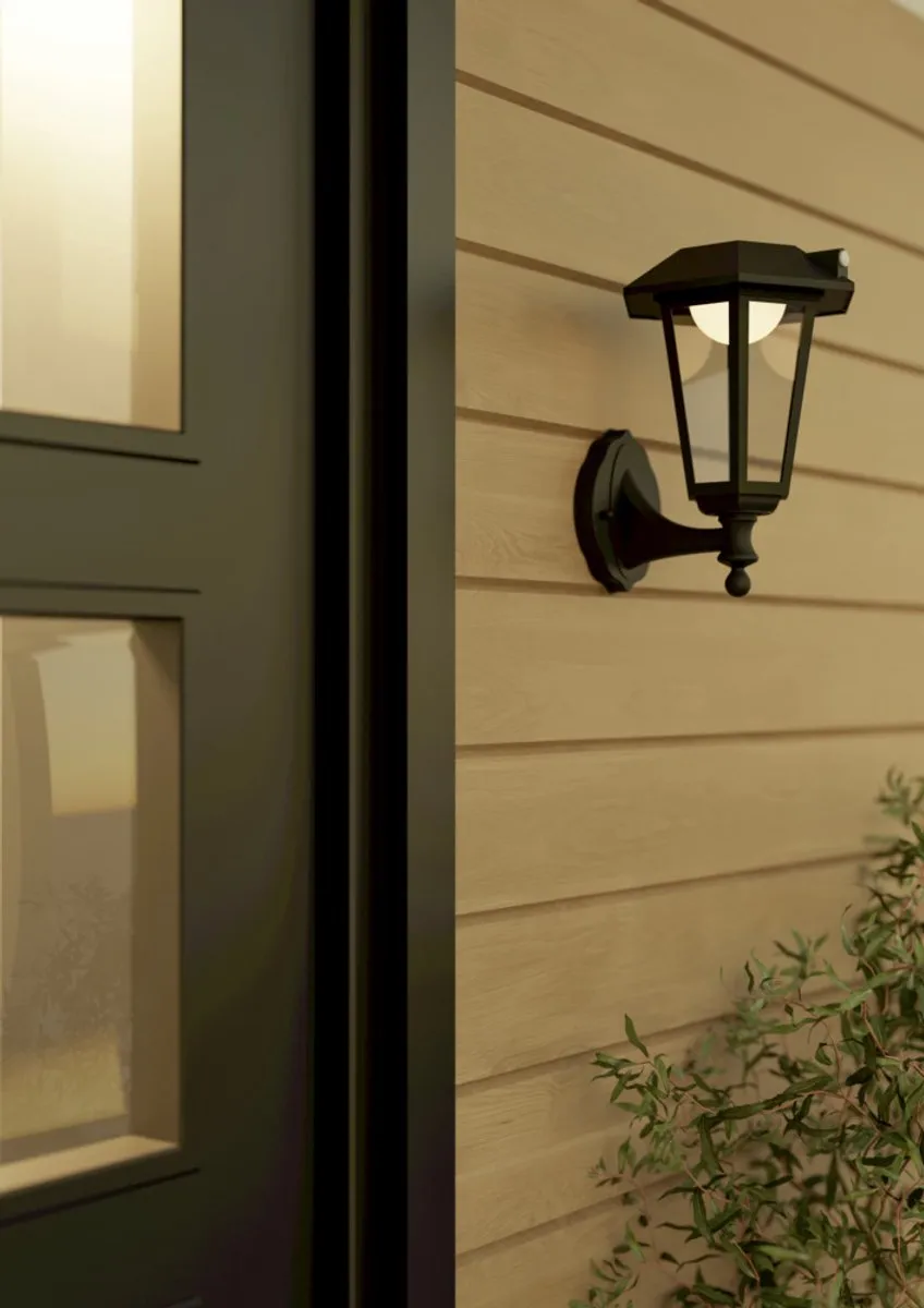 Eglo Prietta Solar Wandlamp Sensor Oplaadbaar LED 2700K - Zwart - afbeelding 6 van 6