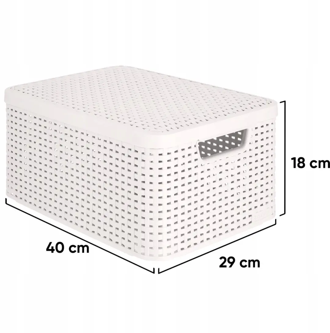 Curver Style Serie Opbergbox 18L - Lichtgrijs - afbeelding 6 van 6