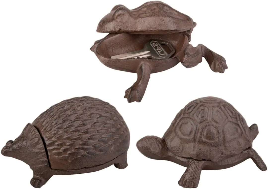 Esschert Design Egel Sleutelkluis - Gietijzer Bruin