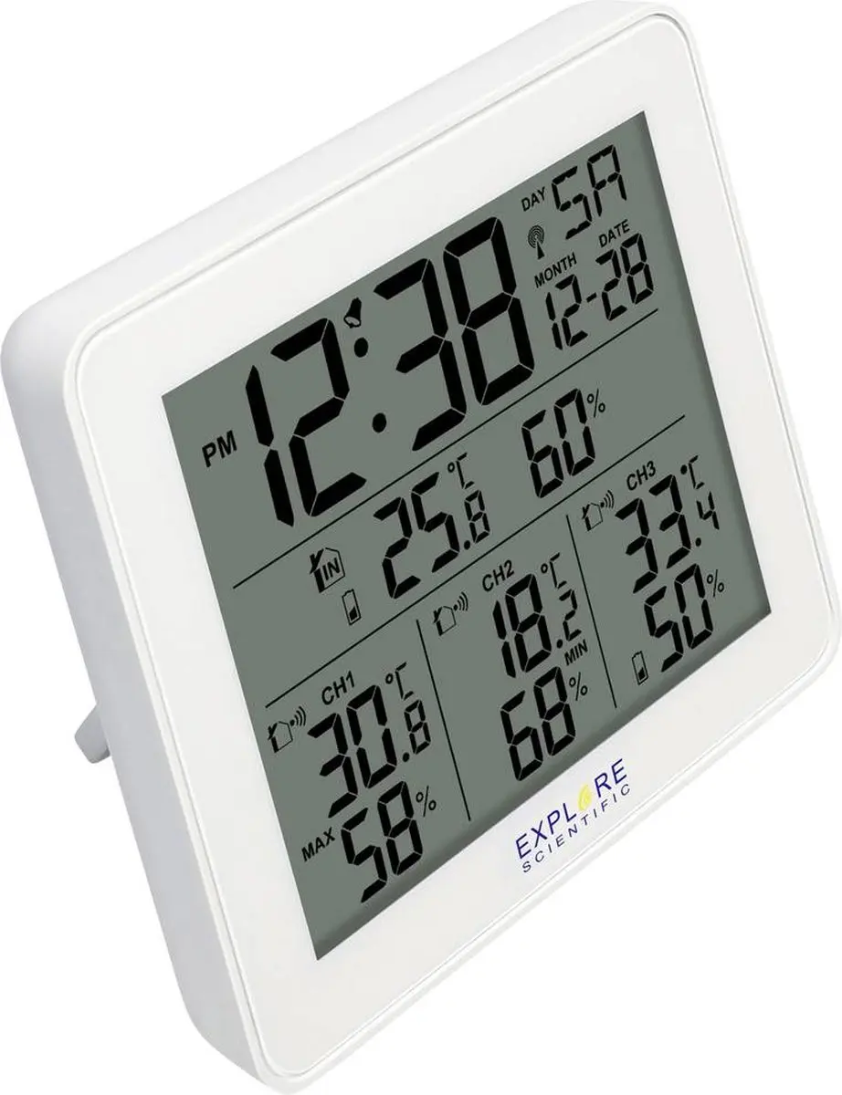 Bresser Explore Scientific WSH4003 Digitaal Weerstation - Wit - afbeelding 6 van 6