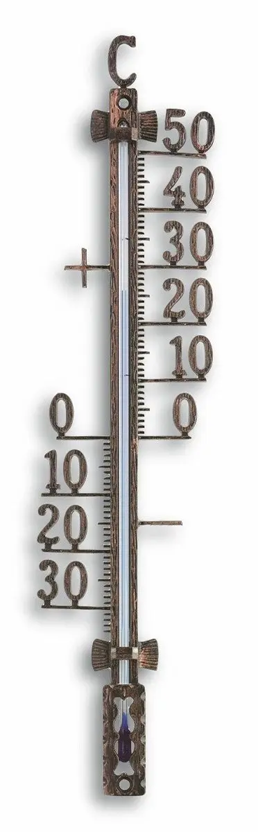 TFA Dostmann Buiten Thermometer Koper 28x7cm