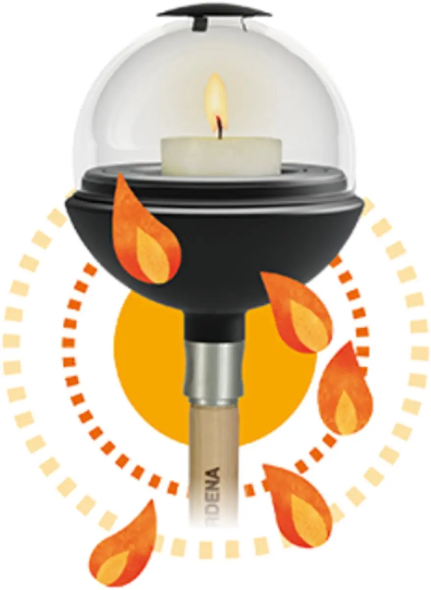 Gardena ClickUp! Tuin Set 5-delig - Zwart/Bruin/Wit