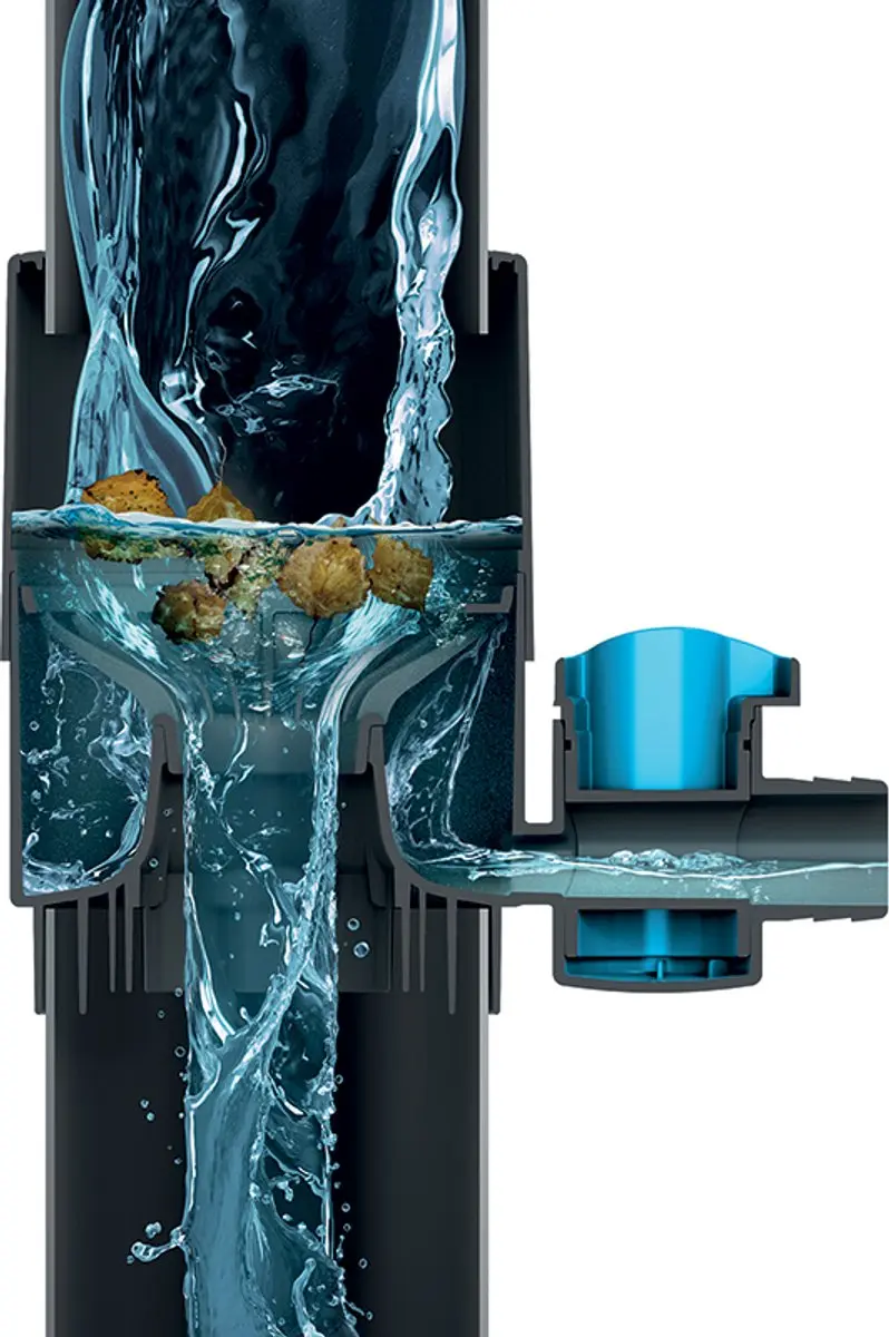 Prosperplast Regenton Vulautomaat met Tap 70-100mm - Grijs & Bruin