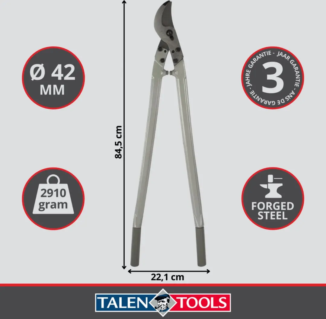 Talen Tools Takkenschaar 85cm - Gesmeed - 42mm