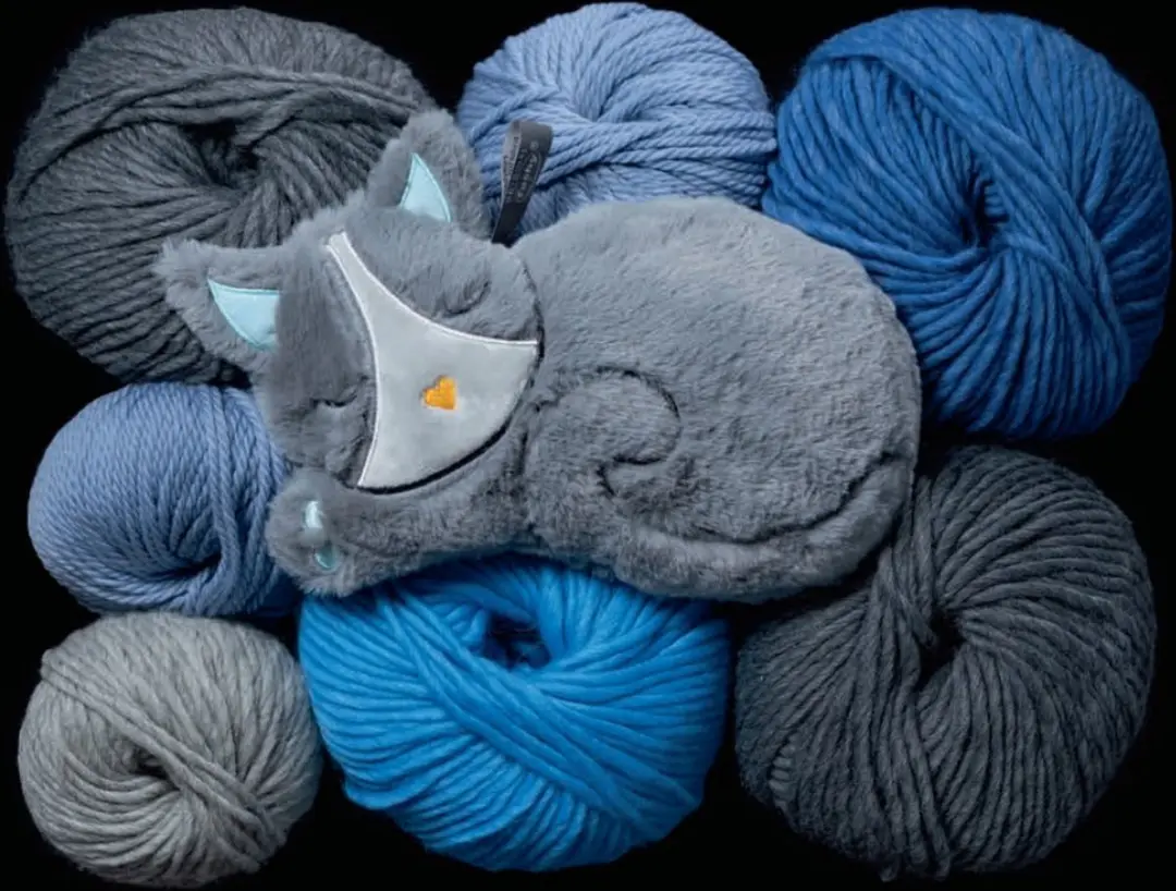 Fashy Poes Kitty Warmteknuffel - Grijs