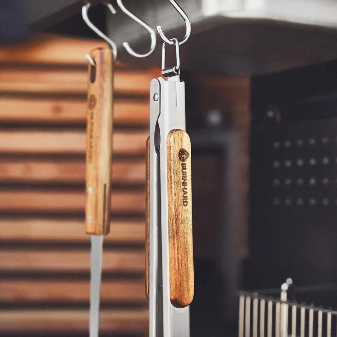 Burnhard RVS Barbecue Tang 45cm - Vergrendelingsmechanisme