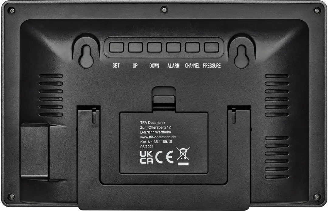 TFA Dostmann LUNA SKY Draadloos Weerstation - 12 uur voorspelling - Grijs - afbeelding 6 van 6