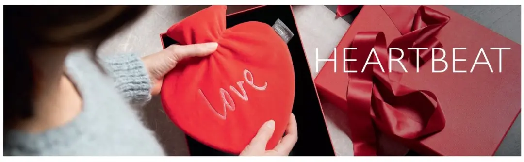 Fashy Hart Warmekruik met Hartenhoes - Rood