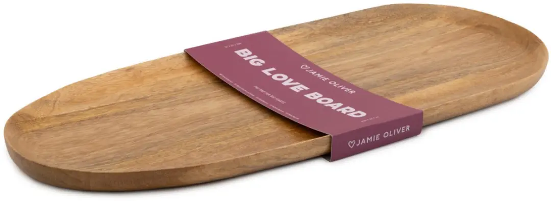 Jamie Oliver Serveerplank Mangohout 57x25cm - Bruin