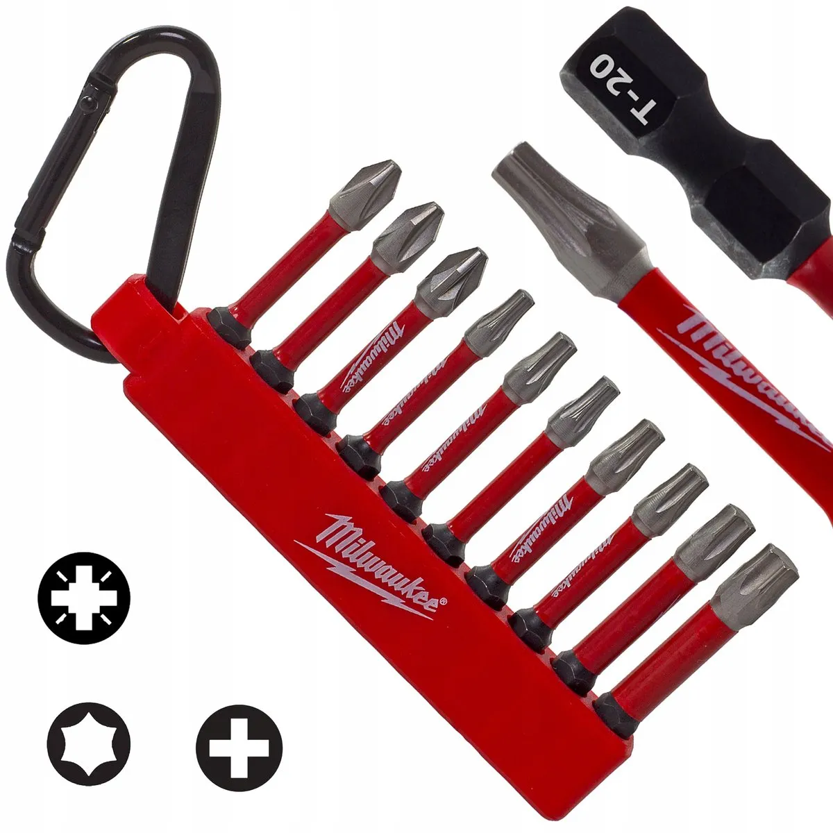 Milwaukee SHOCKWAVE Impact Bits 50mm Set