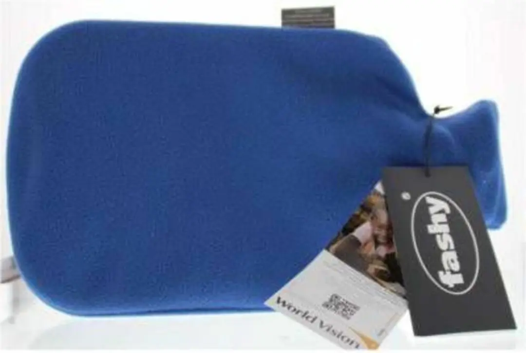 Fashy Warmwaterkruik 2L - Fleecehoes Blauw