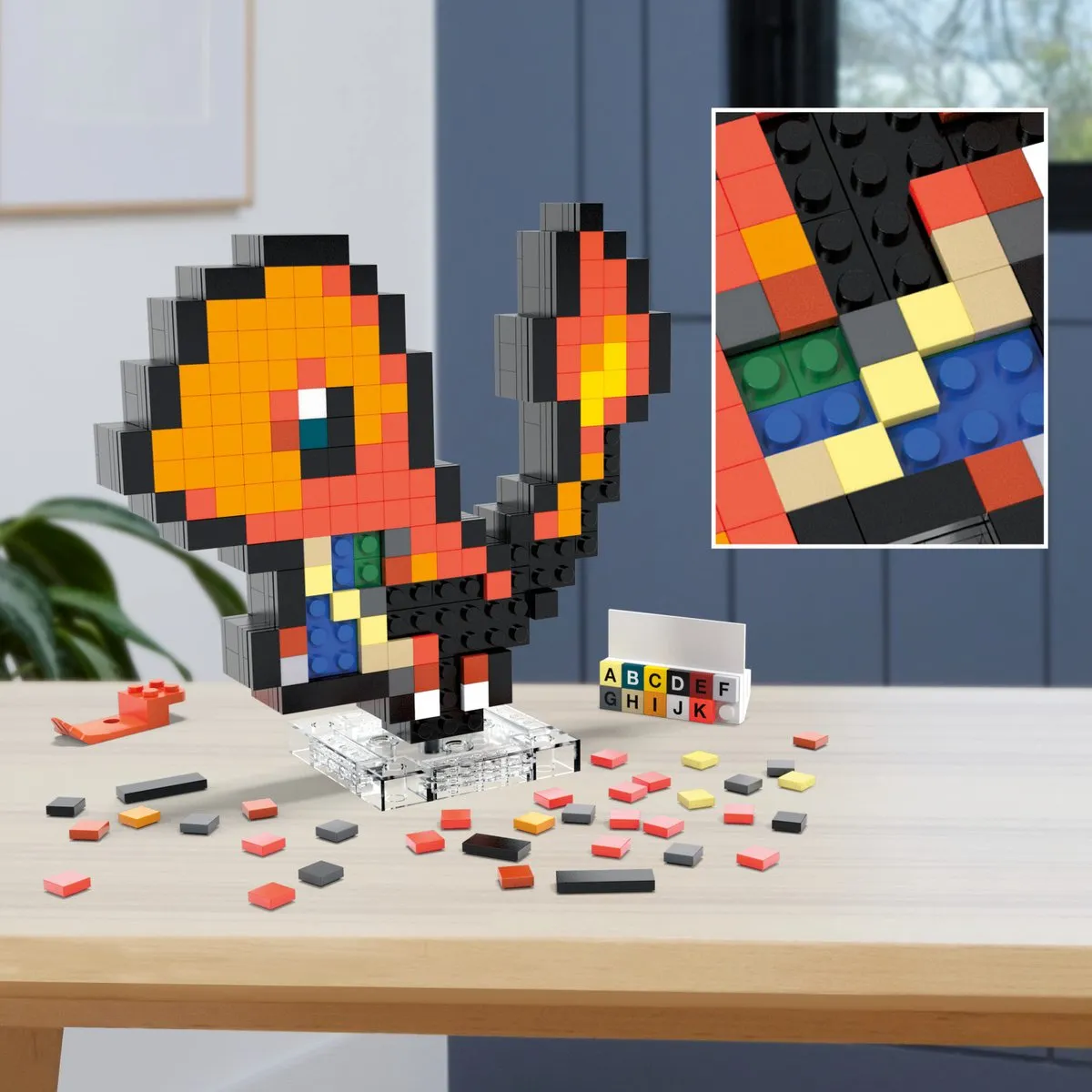 Mattel Pokémon MEGA Charmander Pixel Art Bouwset - Multi