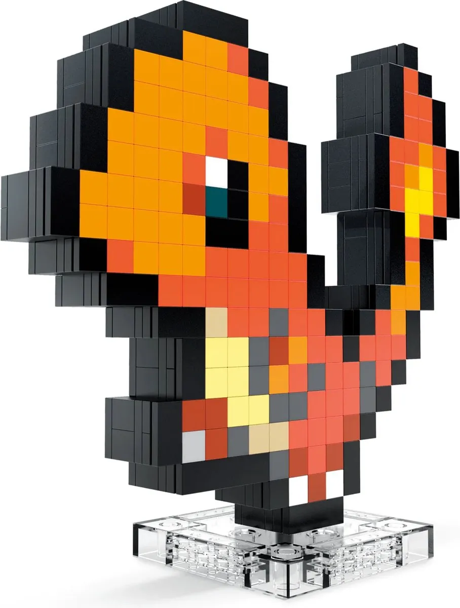 Mattel Pokémon MEGA Charmander Pixel Art Bouwset - Multi