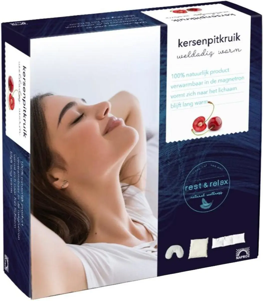 Naproz Kersenpitkussen Vierkant - afbeelding 2 van 4