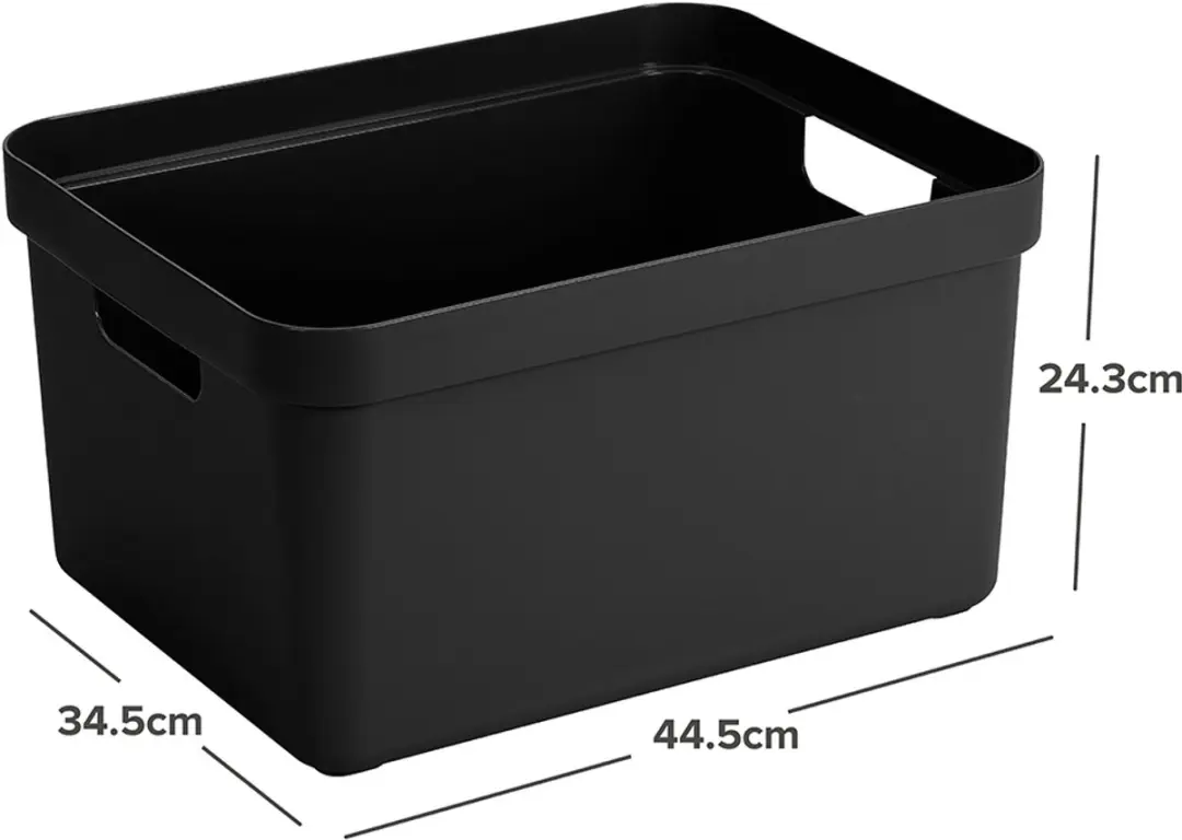 Sunware Sigma Home Opbergbox 32L - Zwart - afbeelding 2 van 6