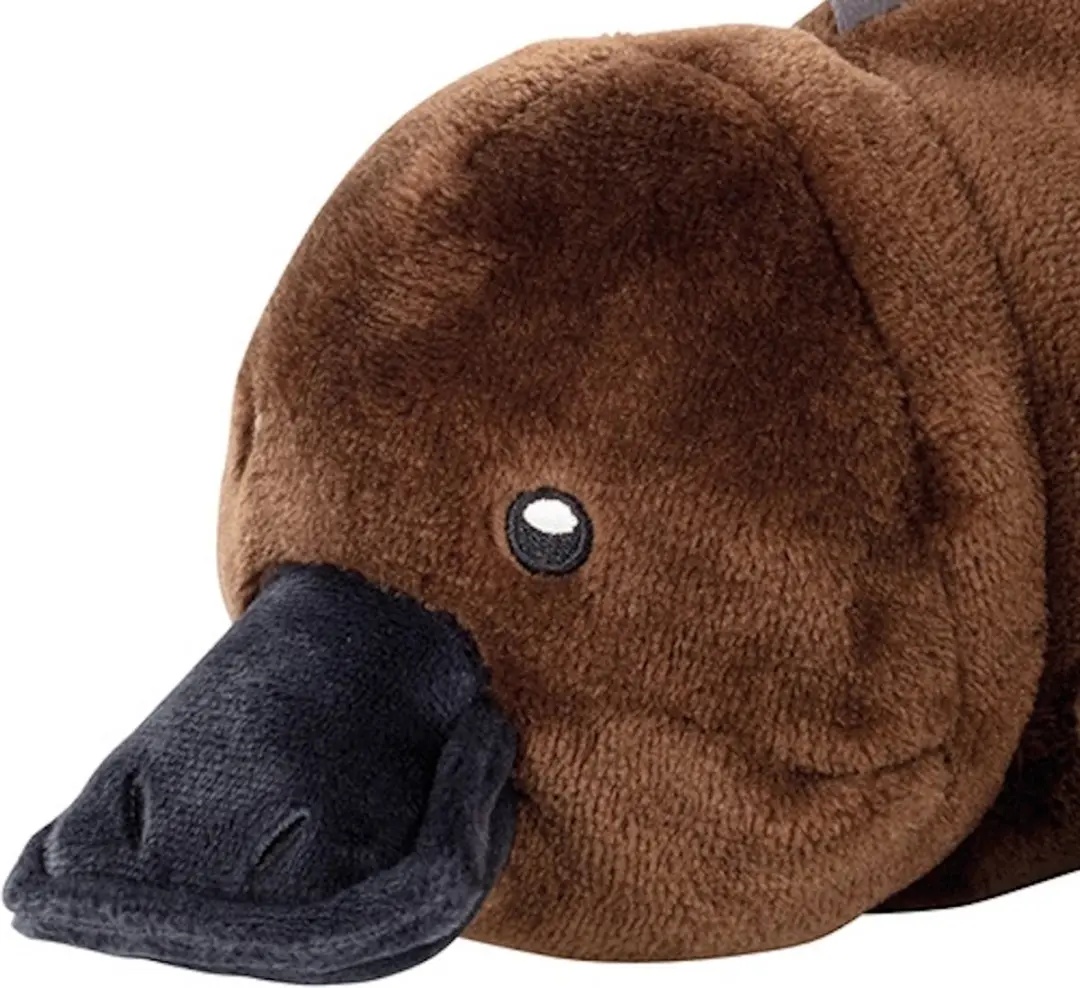 Fashy Vogelbekdier Warmteknuffel 27x23cm - Bruin