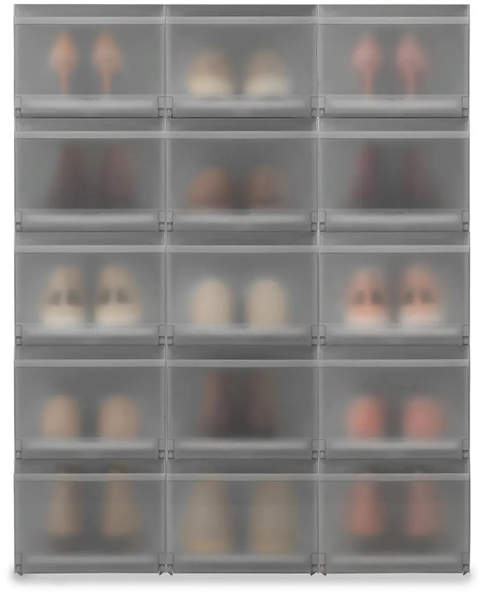 Joseph Joseph Uitschuifbare Schoenenboxen 6 Stuks - Grijs