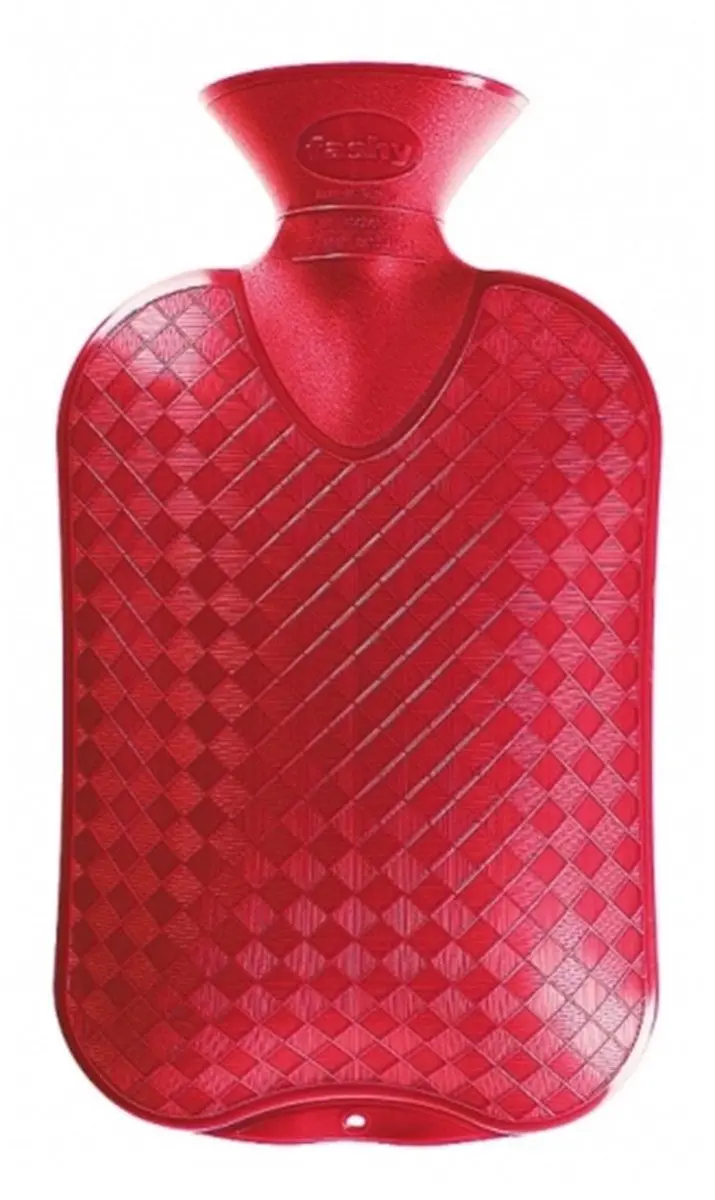 Fashy Warmwaterkruik 2x Rood - 2 Liter