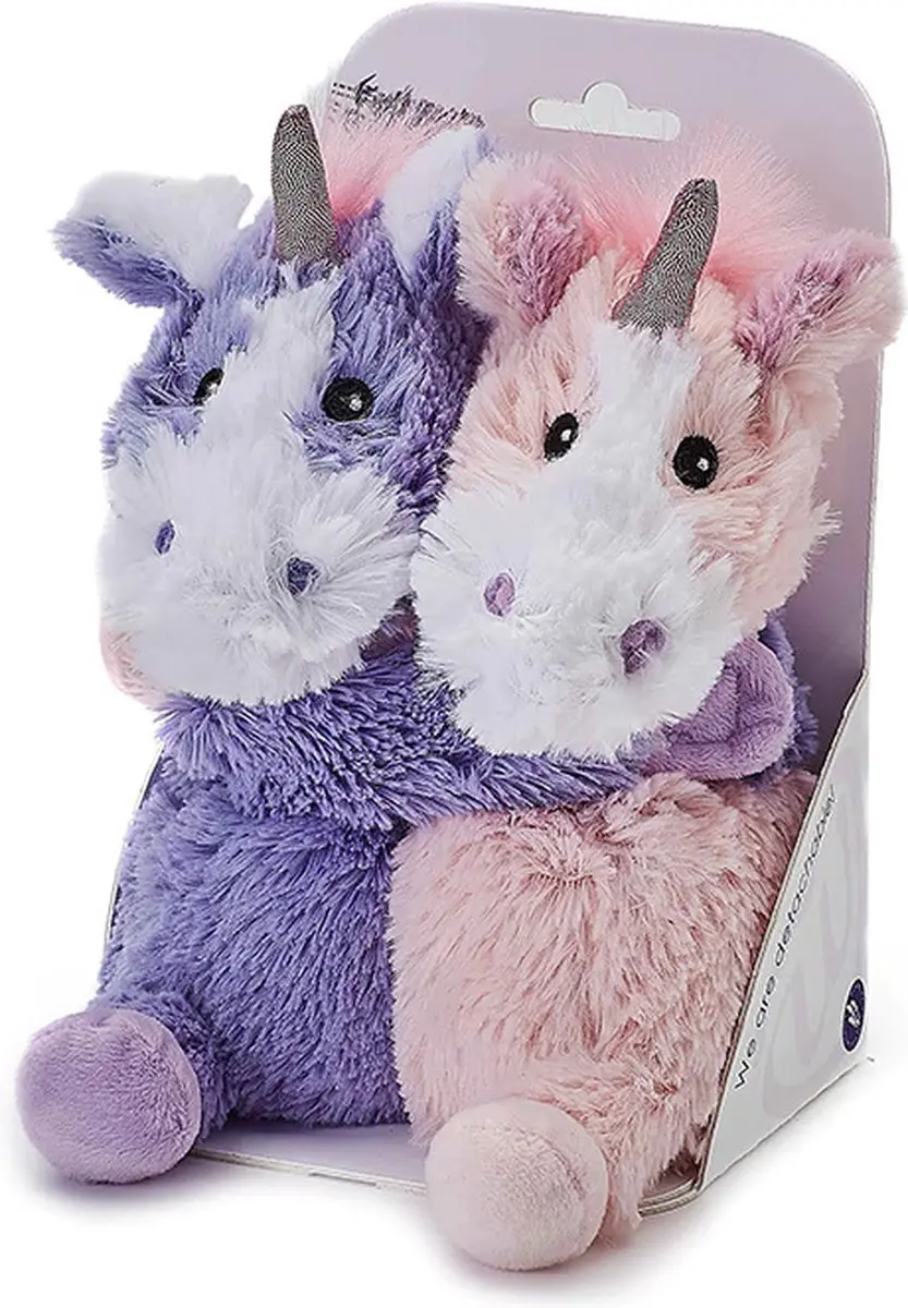 Warmies Magnetron Pluche Unicorns - Lavendel