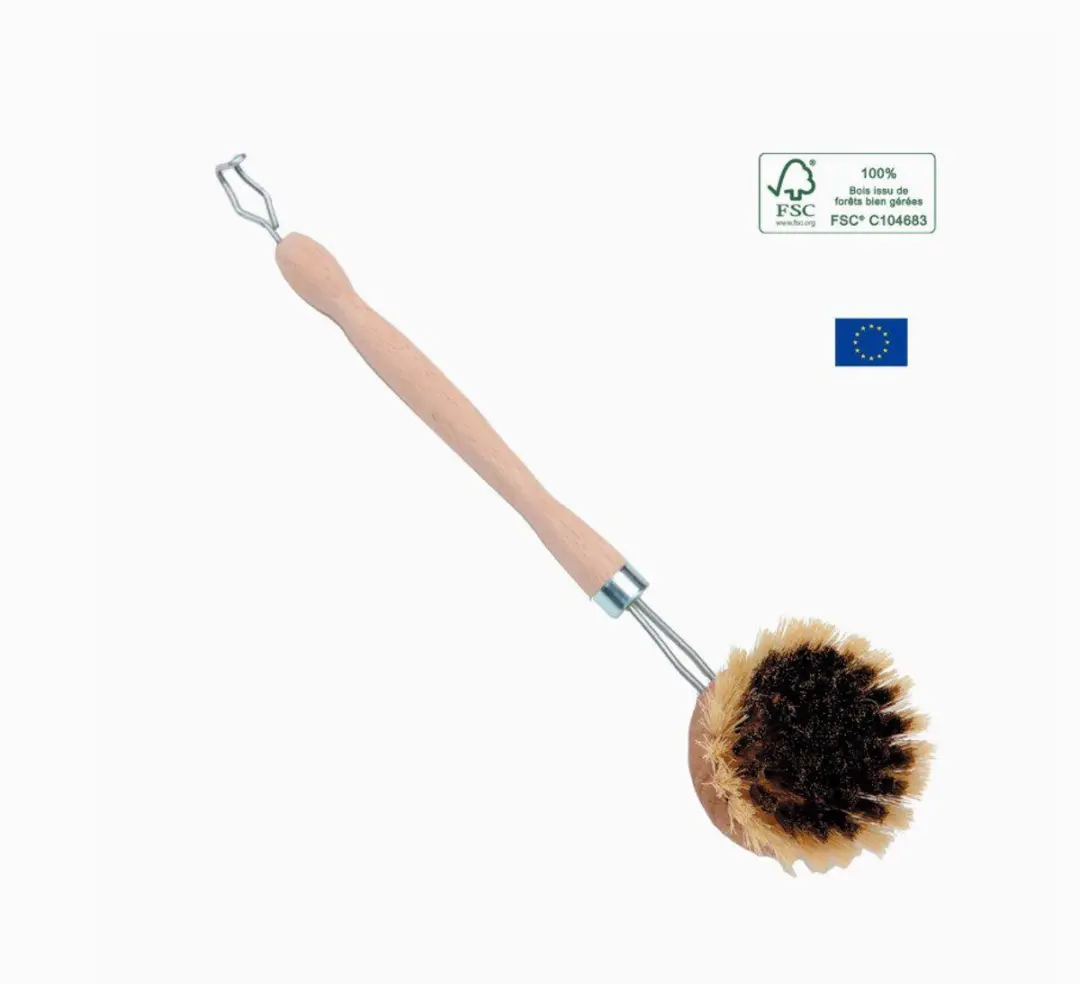 La Droguerie Écologique Afwasborstel Kop Extra Hard - 4 Koppen