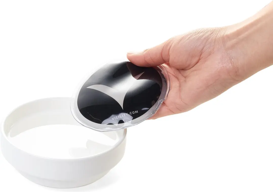 Vitility Warmte Pad Rond - 2 Stuks - Zwart