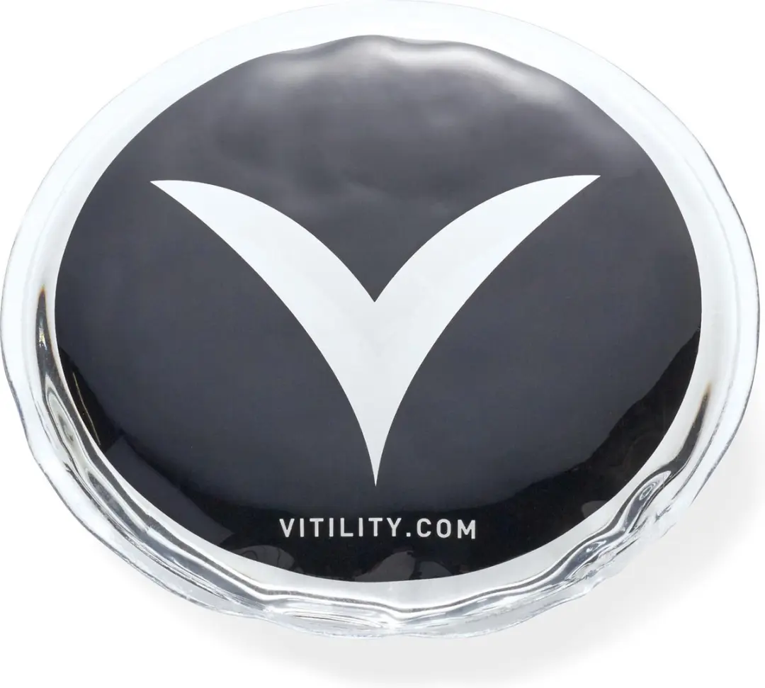 Vitility Warmte Pad Rond - 2 Stuks - Zwart