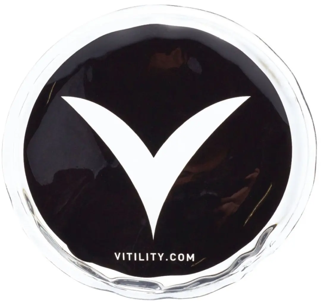 Vitility Warmte Pad Rond - 2 Stuks - Zwart