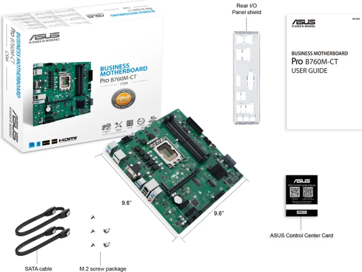 ASUS PRO B760M-CT-CSM Moederbord