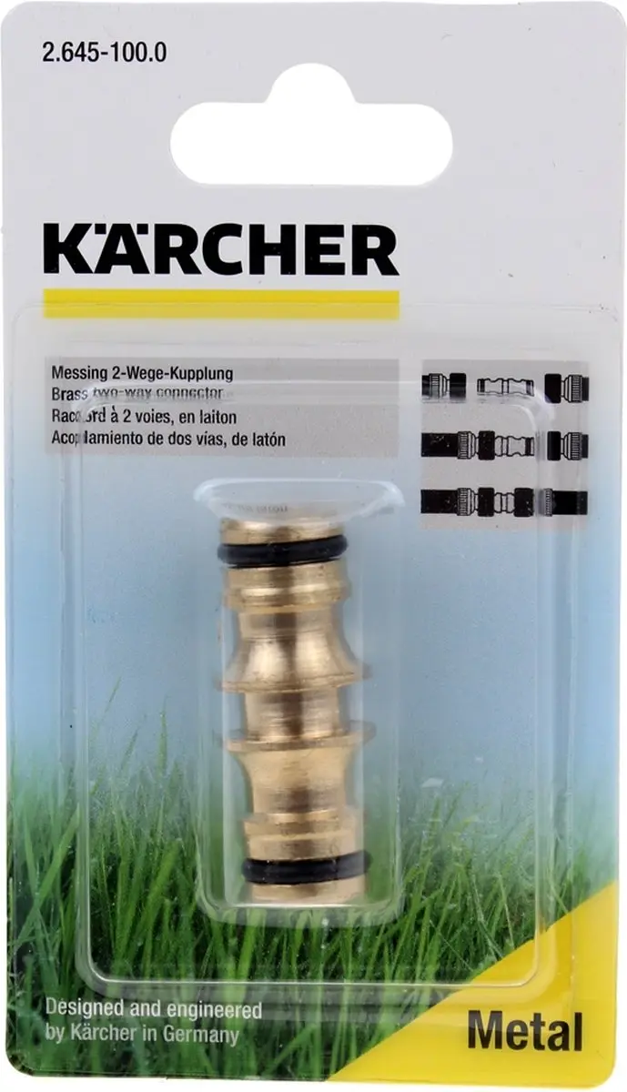 Kärcher Messing Slangverbinding Steekkoppeling