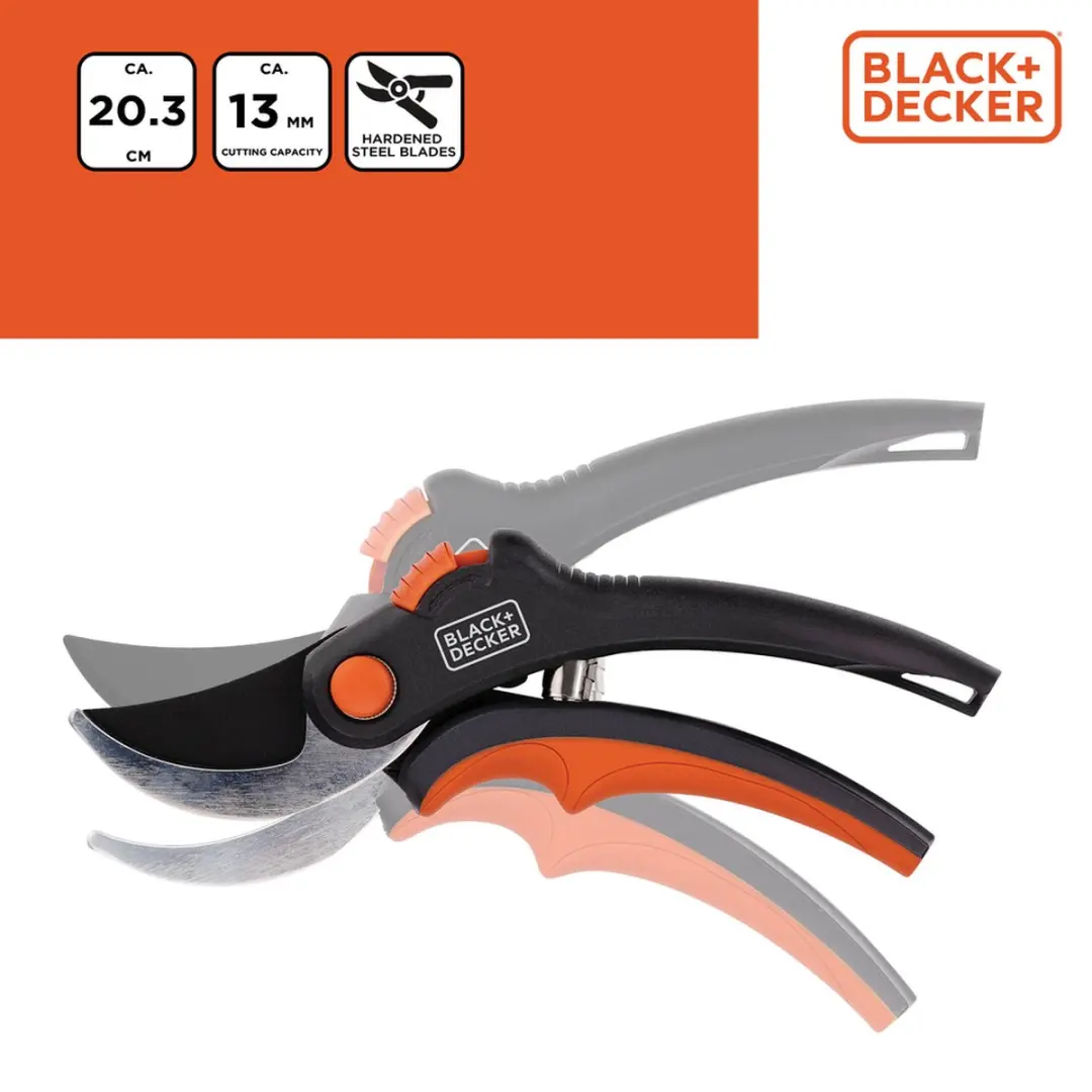 BLACK+DECKER Tuinschaar 13mm - Gehard Staal